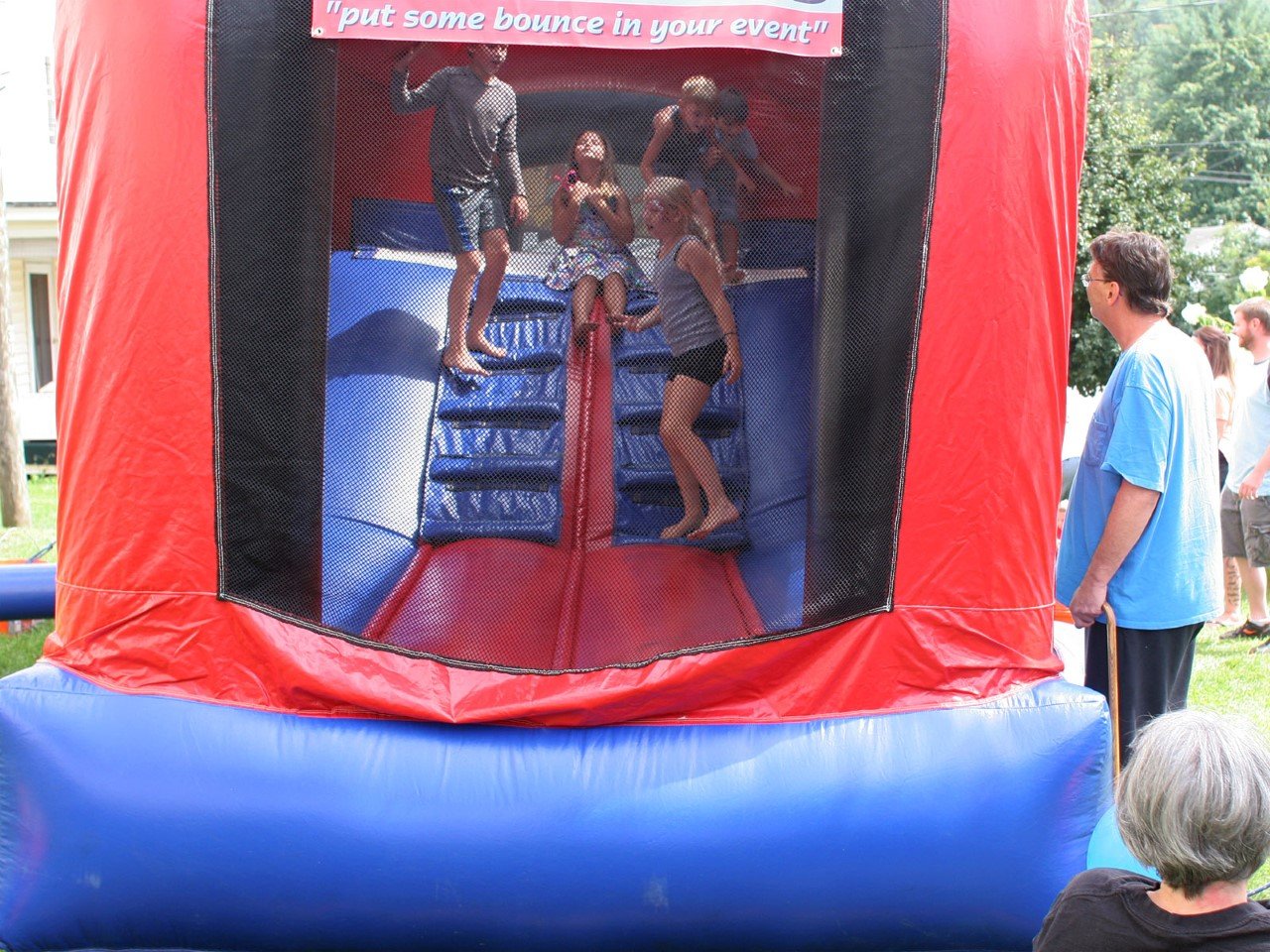 A bounce house will be available for kids on Old Franklin Day.